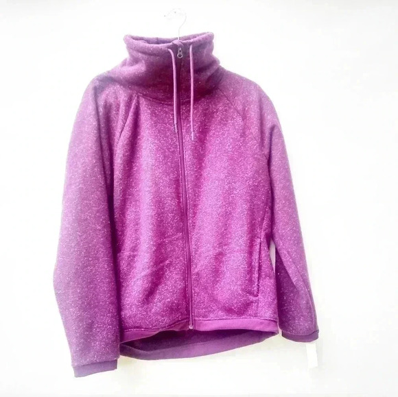 💜Avía Women's Polar Fleece Zip up Jacket - Picture 2 of 7